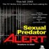 Sexual Predator Alert